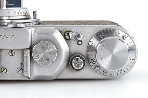Fed Ic prototype rangeinder 35mm film camera dials top, 1938