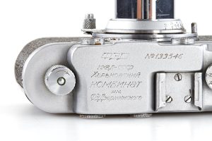 Fed Ic prototype rangeinder 35mm film camera nameplate, 1938