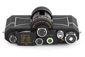 Widelux F8 24x59mm panoramic 35mm film camera top, 1991