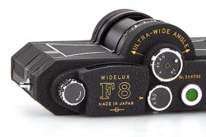 Widelux F8 24x59mm panoramic 35mm film camera rewinder, 1991