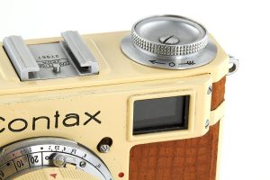 Carl Zeiss Jena Contax Jena Ivory 35mm film rangefinder camera 1947 rv vf