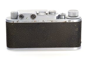 KMZ FED—Zorki film rangefinder camera 1948 02220 back view