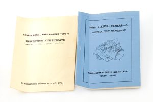 Konica Aerial Medium Format Camera Type G 1970 documents