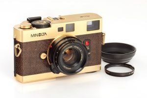 Minolta CLE Gold Film Rangefinder Camera made in 1976