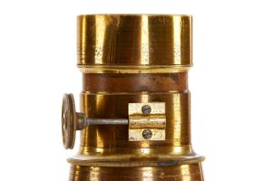 Voigtländer Daguerreotype Camera 1840 Serial No.: 344 side detail