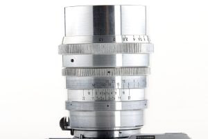 GOI Helios-40 1.5/8.5cm prototype rangefinder lens 1950 bottom