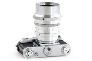 GOI Helios-40 1.5/8.5cm prototype rangefinder lens 1950 bottom