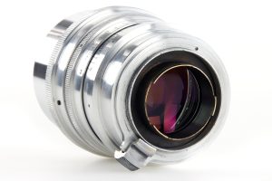 GOI Helios-40 1.5/8.5cm prototype rangefinder lens 1950 back