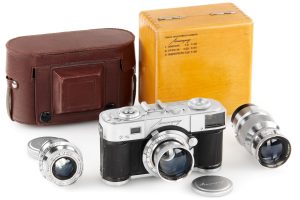 GOI Leningrad prototype 35mm film rangefinder camera 1948 set