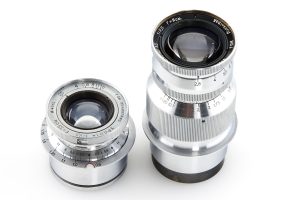 GOI Leningrad prototype 35mm film rangefinder camera 1948 lenses profile