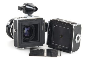 Hasselblad Supreme Wide Angle medium format roll film camera with Biogon 4.5/38mm 1954 open back