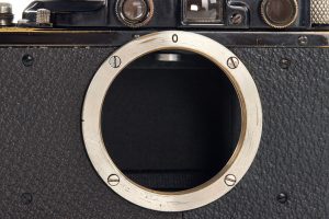 Leica II Mod. D black-nickel Cutaway 1930 lens mount