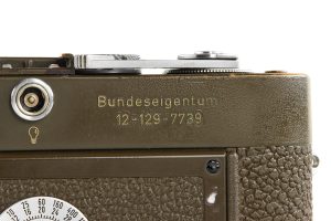 Leica M1 olive Bundeswehr Bundeseigentum military camera 1961 back engraving
