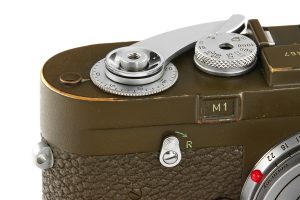 Leica M1 olive Bundeswehr Bundeseigentum military camera 1961 winder crank