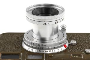 Leica M1 olive Bundeswehr Bundeseigentum military camera 1961 lens top profile