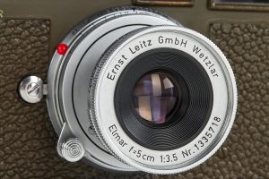 Leica M1 olive Bundeswehr Bundeseigentum military camera 1961 lens front