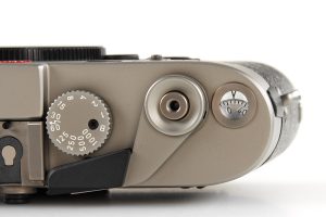 Leica M6 Titan 35mm film rangefinder camera 1994 winder detail