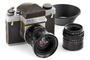 Kiev FK–6 Apollo–Soyuz Space Mission Medium Format Film SLR Camera kit