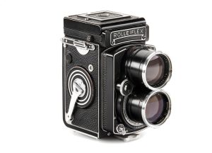 Walker Evans Rolleiflex outfit 1959–1970 single camera tele