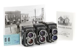 Walker Evans Rolleiflex outfit 1959–1970 with scans