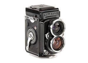 Walker Evans Rolleiflex outfit 1959–1970 single TLR camera