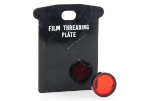 Folmer Graflex K-20 Aircraft Camera film threading plate and red filter