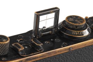 Leica Tropen 0-Series, 1930s top plate viewfinder detail