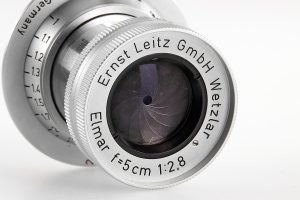 Leitz Elmar 2.8/5cm A36 prototype, 1955 front profile