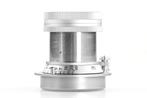 Leitz Elmar 2.8/5cm A36 prototype, 1955 side view