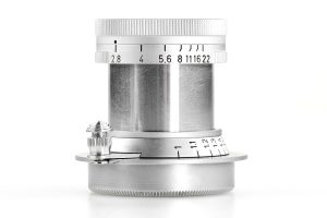 Leitz Elmar 2.8/5cm A36 prototype, 1955 side lock