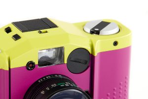 Minox 35 multicolor prototype, 1980s viewfinder front