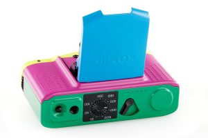 Minox 35 multicolor prototype, 1980s bottom