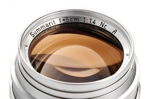 Summarit M 1.4/5cm First One Leica lens prototype Nr. A 1958 lens front