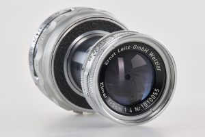 Leitz Elmar 4/9cm ILNOO collapsible prototype lens 1954 front profile