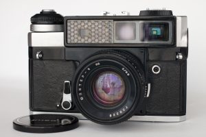 Kiev 5 front and Jupiter 8 without lens cap 1972