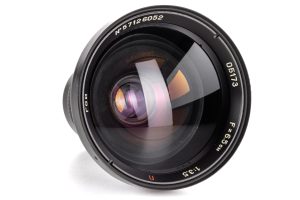GOI Mir-3 3.5/6.5cm OB173 medium format wide angle lens prototype 1957 front
