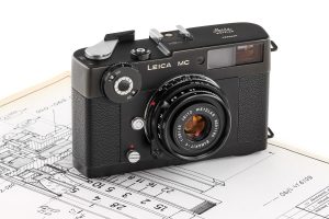 Leica MC with Elmarit-C 2.8/40mm prototype 1970s with diagram