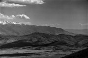 Black & White Mountainscape with Rollei infrared IR400 35mm and Jupiter-11 4/135mm M39